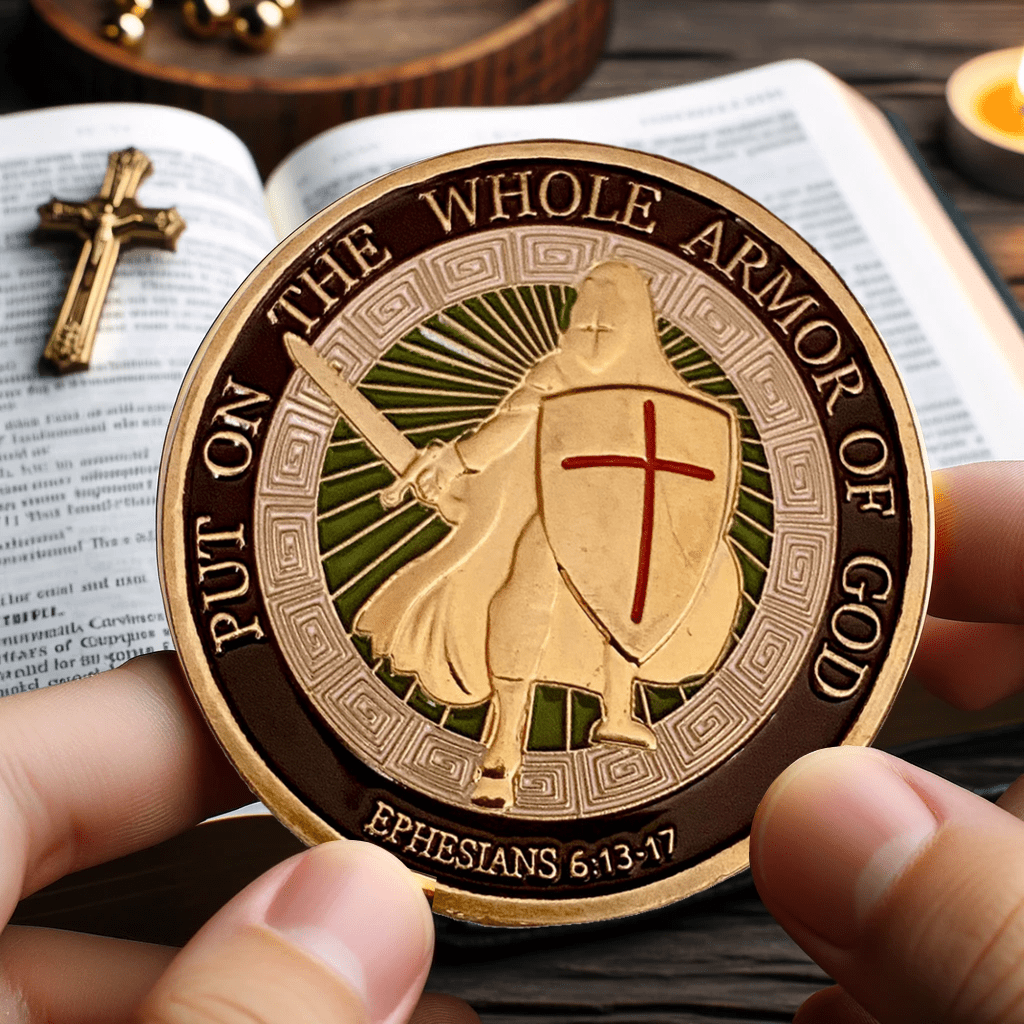 A Divine Defense: Unveiling the Profound Symbolism of the Armor of God Coin